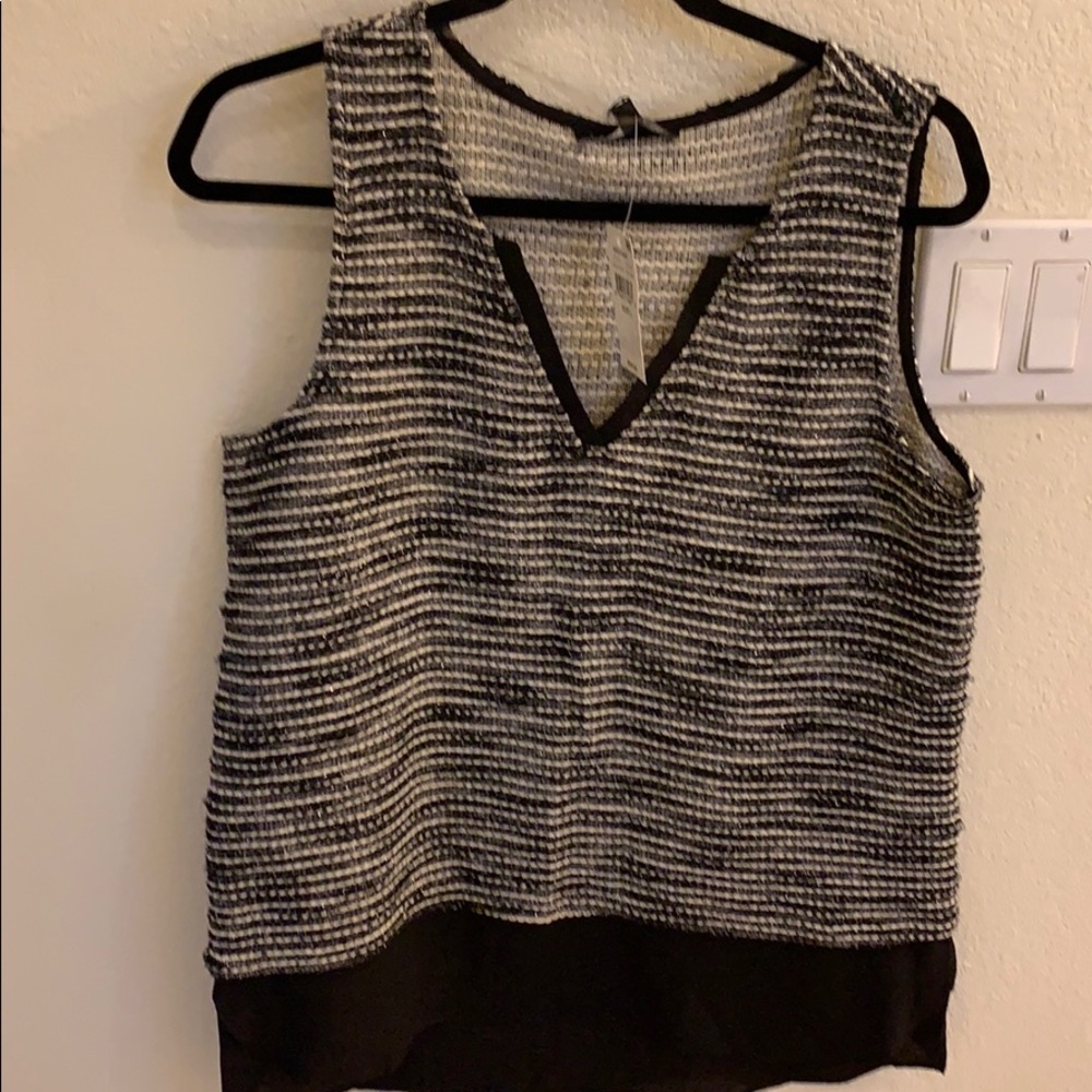 NWT Sanctuary Knit V Neck With Peplum, Size L